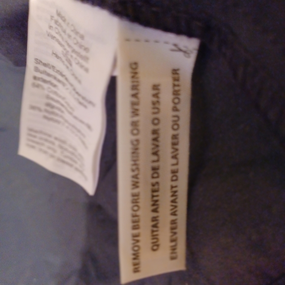 J Crew Womens Hooded Rain Jacket Coat XS Navy Blue Full Zip - Picture 7 of 8